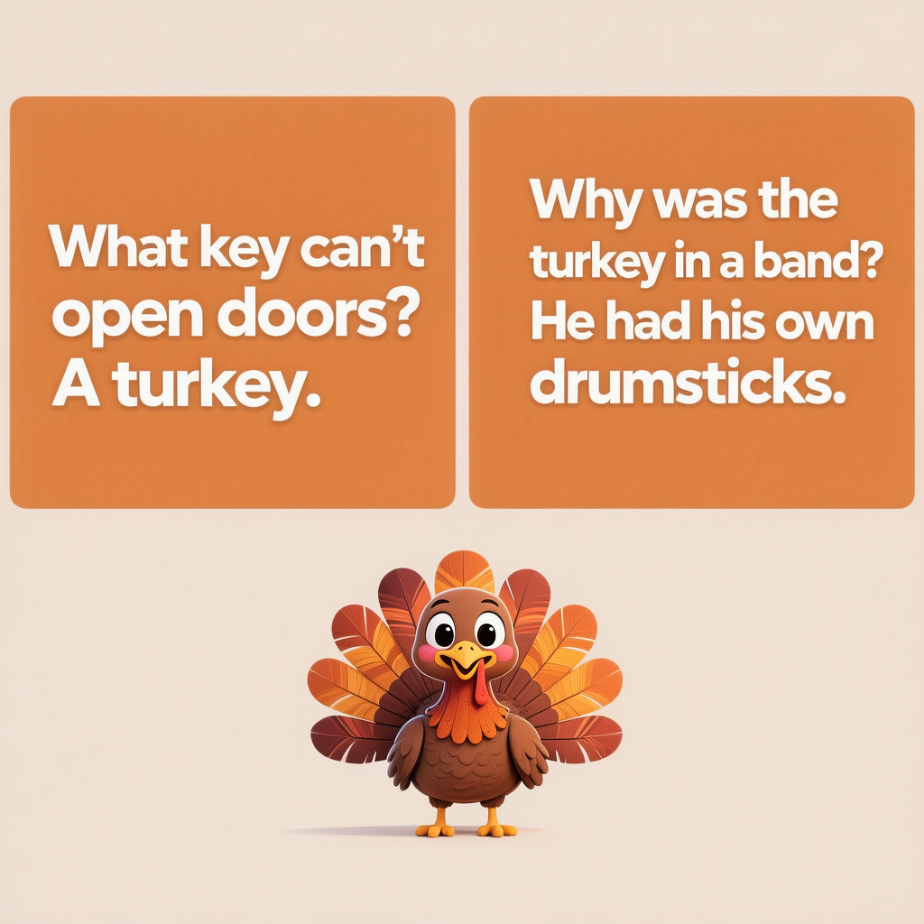 Short Thanksgiving One-Liners for Quick Laughs