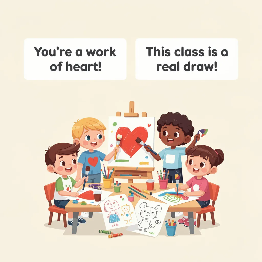 Drawing Puns for Little Artists