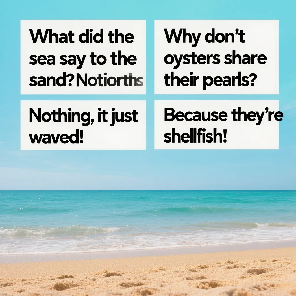 Funny Sand Puns for Kids