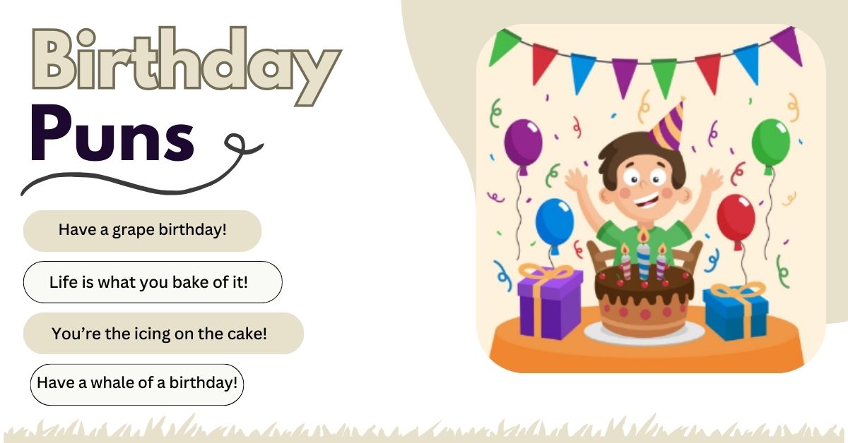 Birthday Puns for Kids
