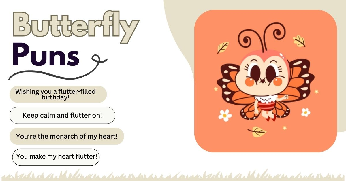 Butterfly Puns for Kids