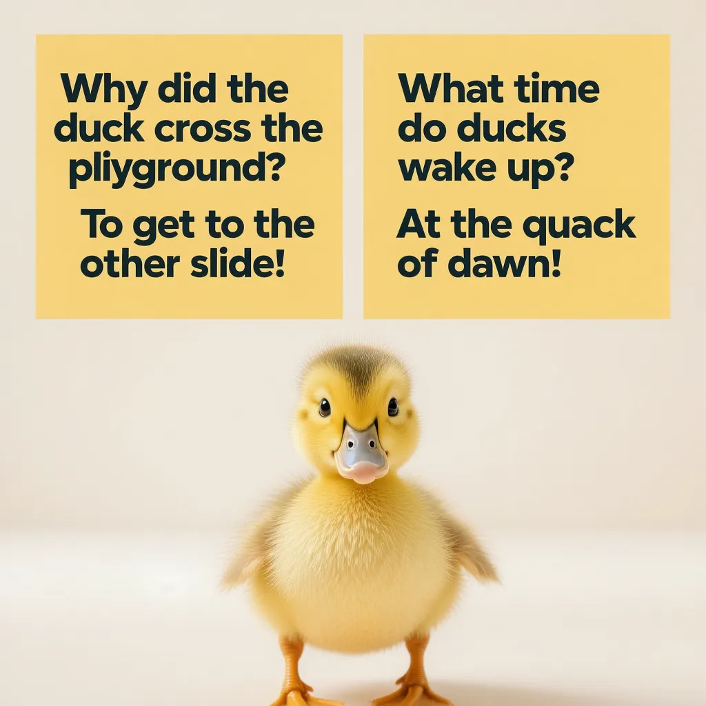 Duck Puns for School and Lunchbox Notes