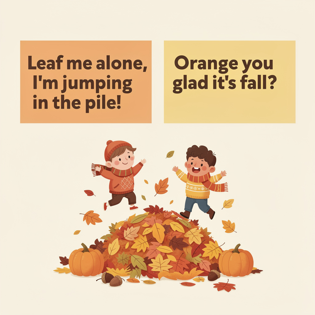 Best Fall Puns for Kids of All Time