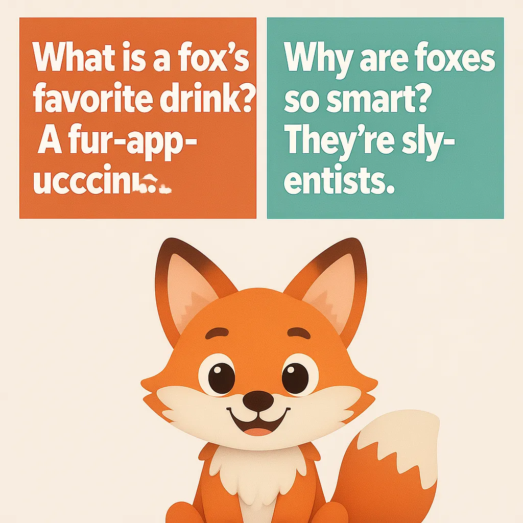 Fox Puns for School