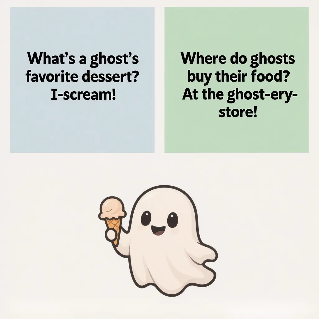 Ghost Puns About School and Learning