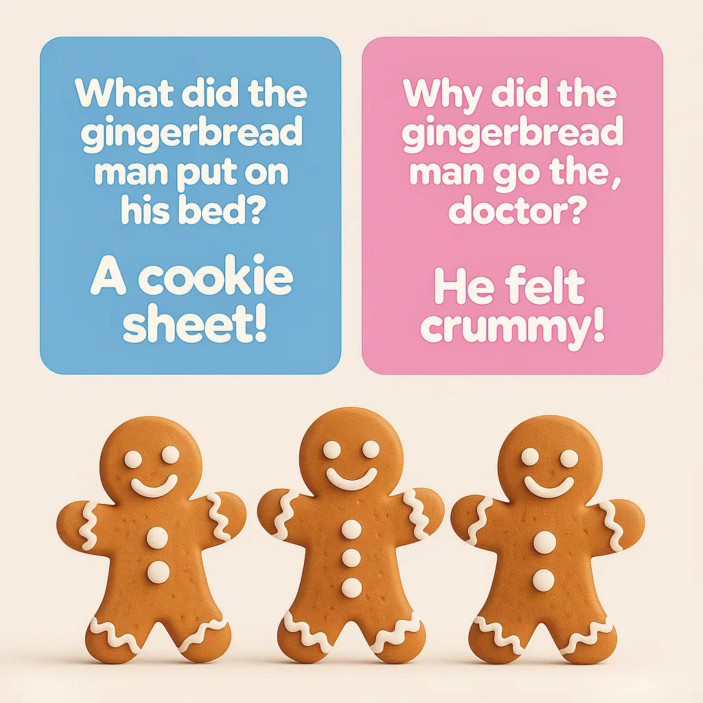 Gingerbread Man Jokes for Little Kids