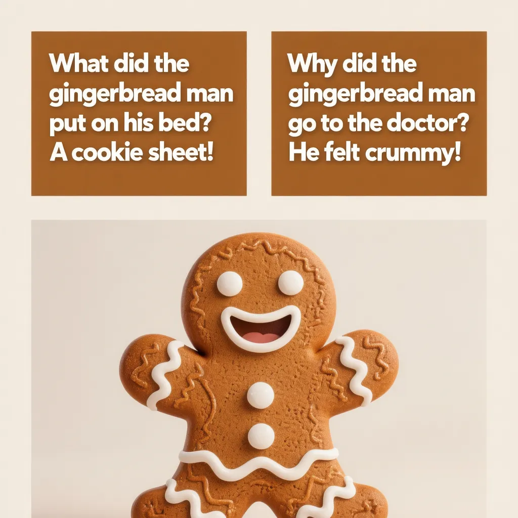 Gingerbread Puns for Christmas Cards