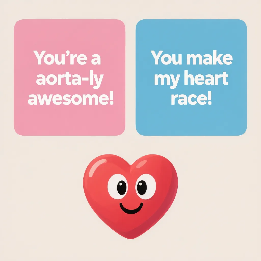 Sweet Heart Puns for Friends