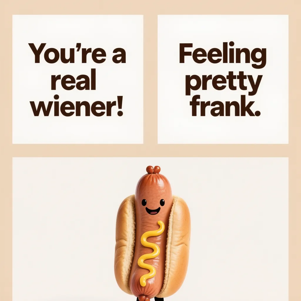 Hot Dog Puns for Lunch Boxes
