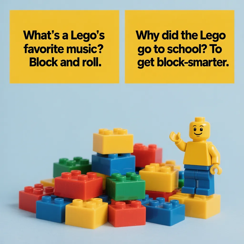 Lego Puns for Lunchbox Notes