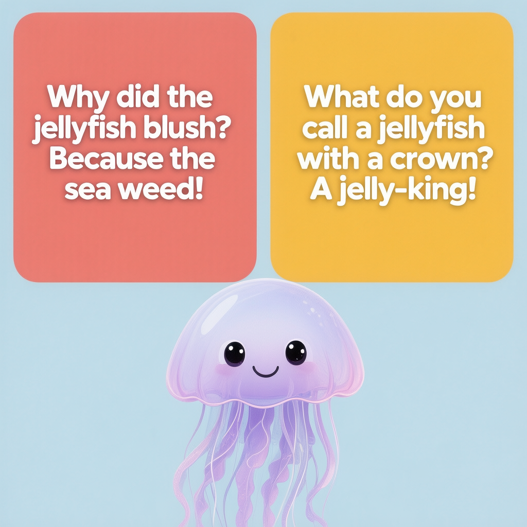 Cute Jellyfish Puns for Cards and Notes