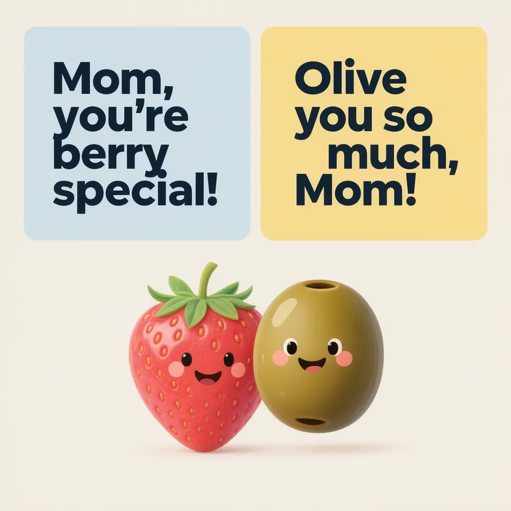 Food Puns to Make Mom Smile