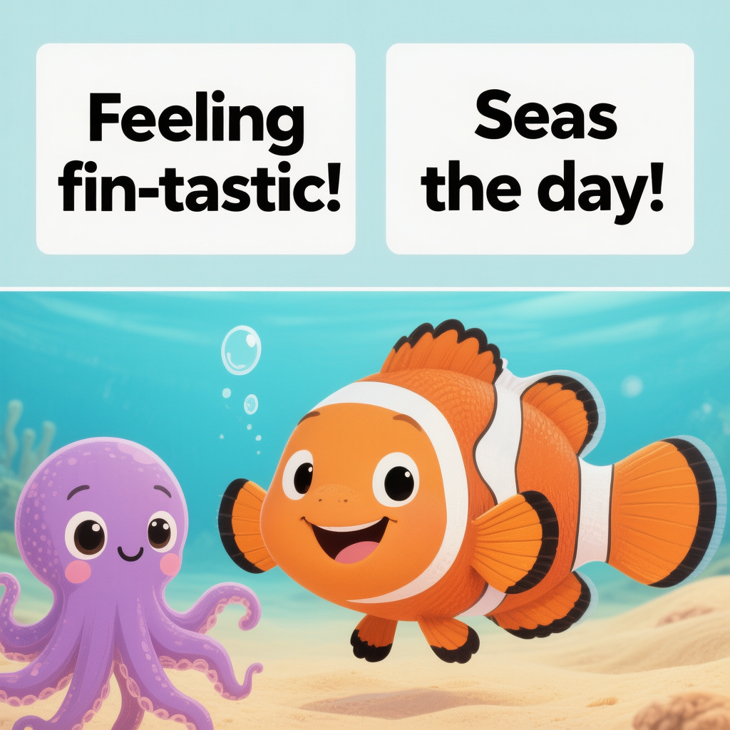 Silly Sea Creature Puns 🐙