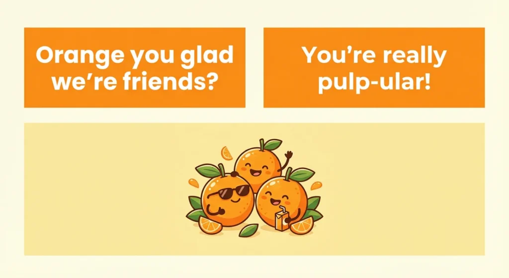 Orange Puns for Birthday Cards and Parties