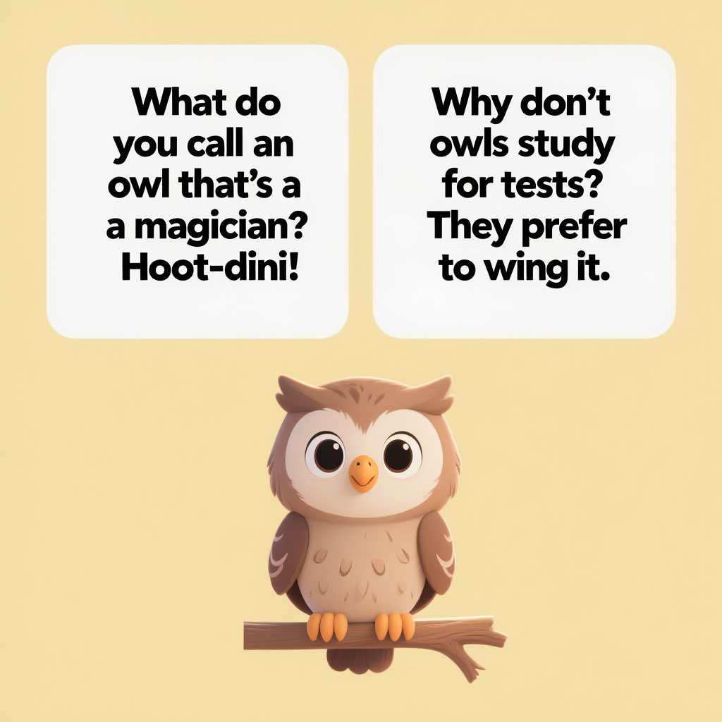 Best Owl Puns for Kids of All Time