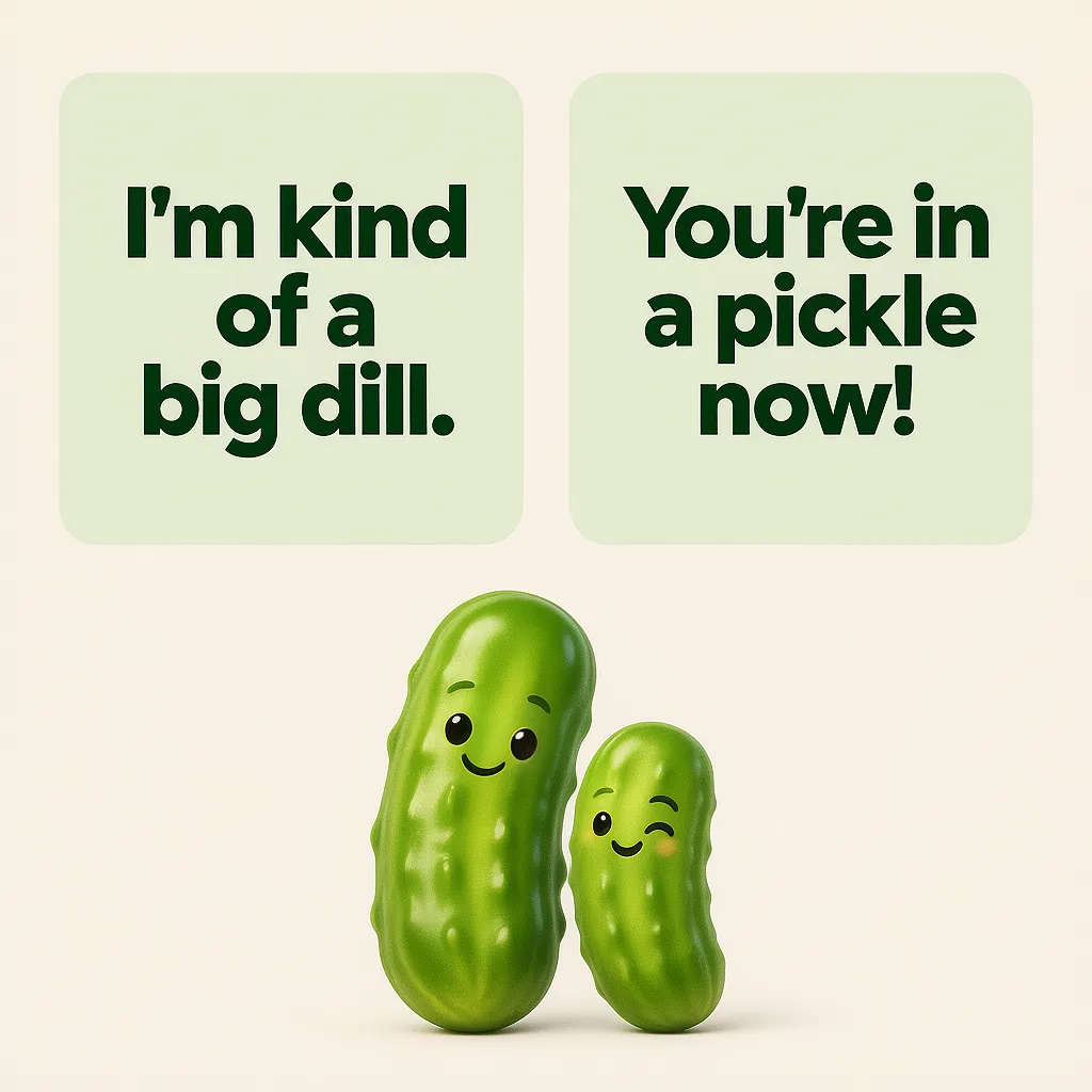 Pickle Puns for Lunch Box Notes