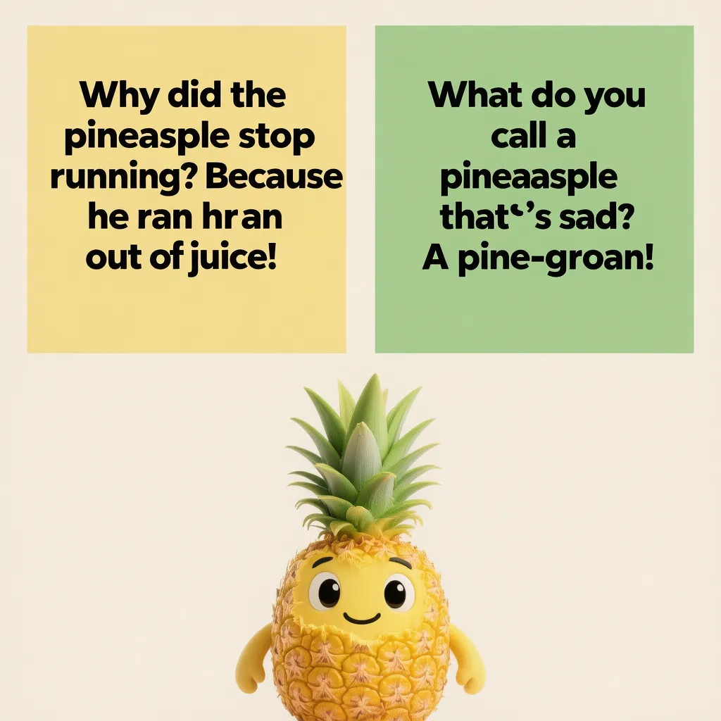 Tropical Vacation Pineapple Puns 🌴
