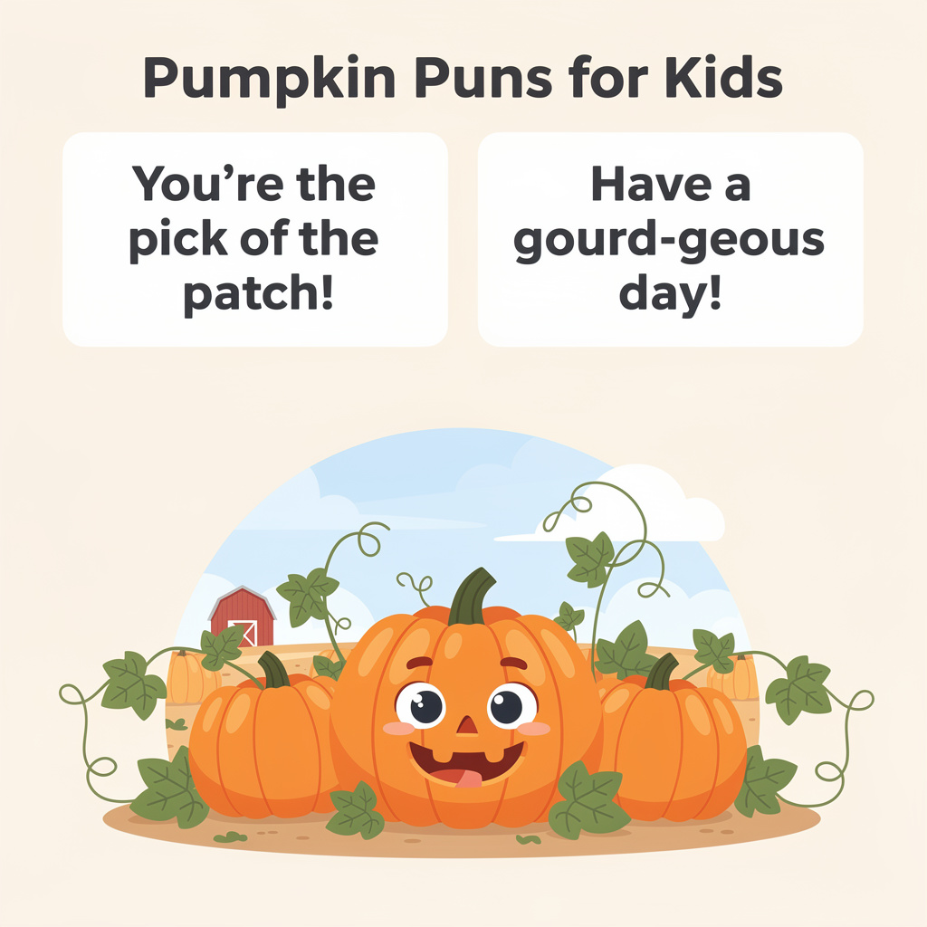 Best Pumpkin Puns for Kids of All Time
