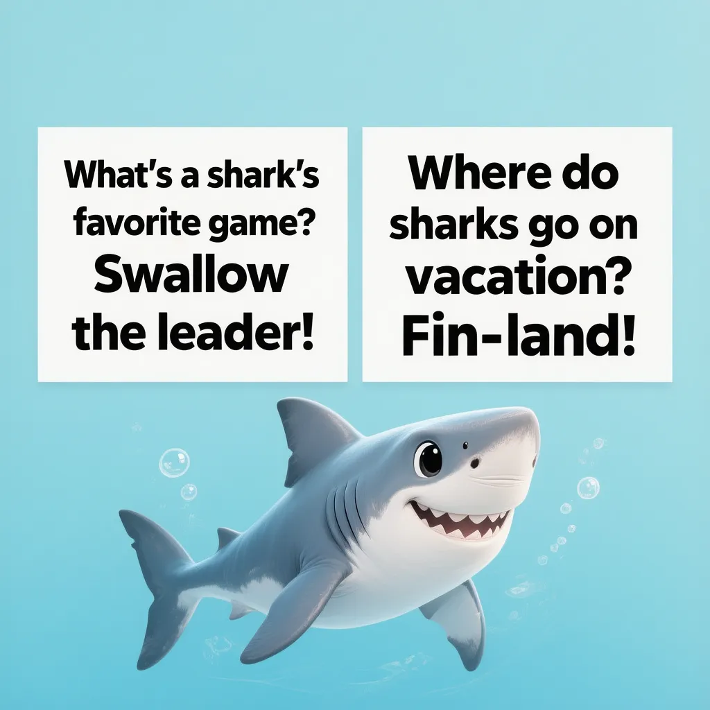 Shark Puns for Summer and Beach Days 🏖️