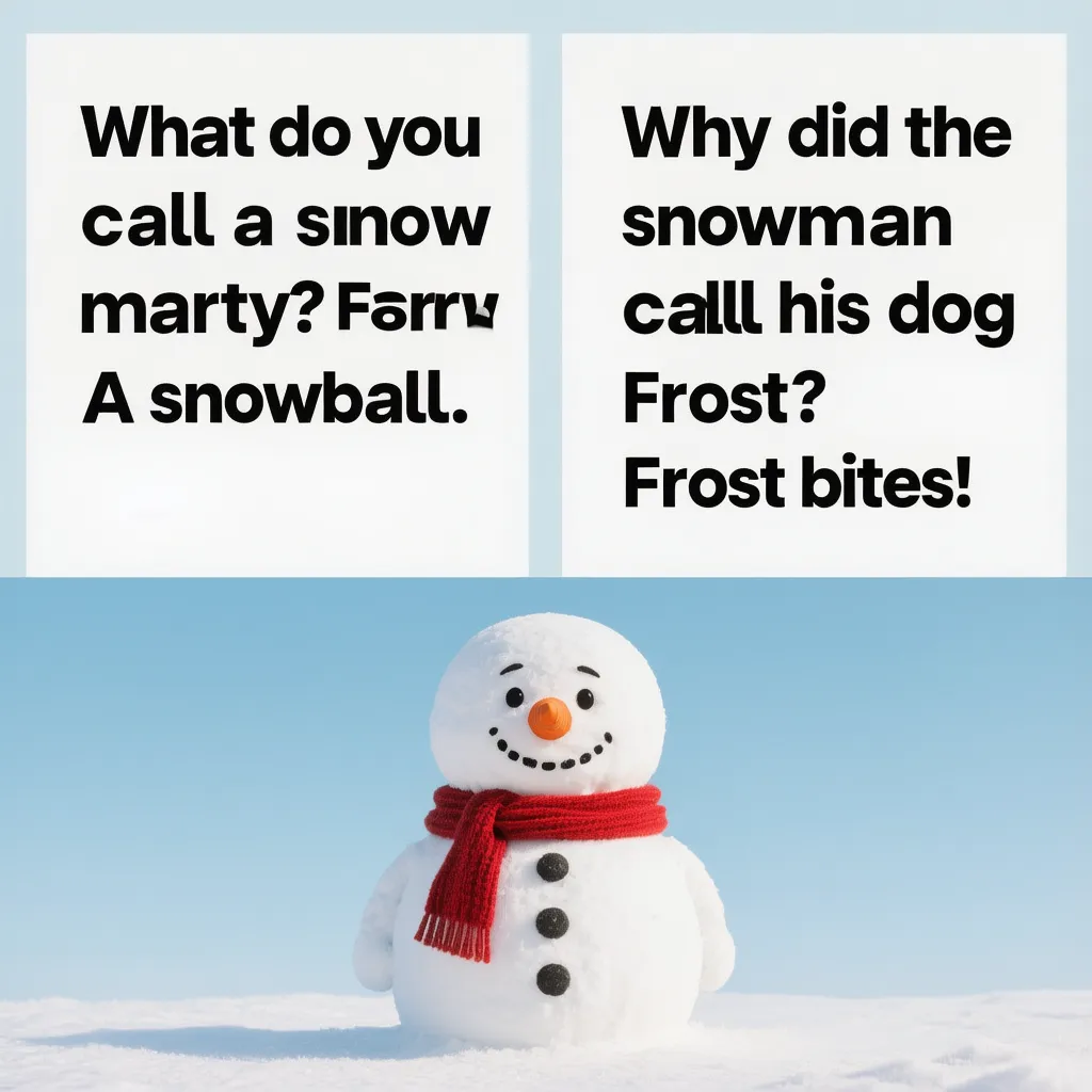 Snowman Puns Kids Will Love