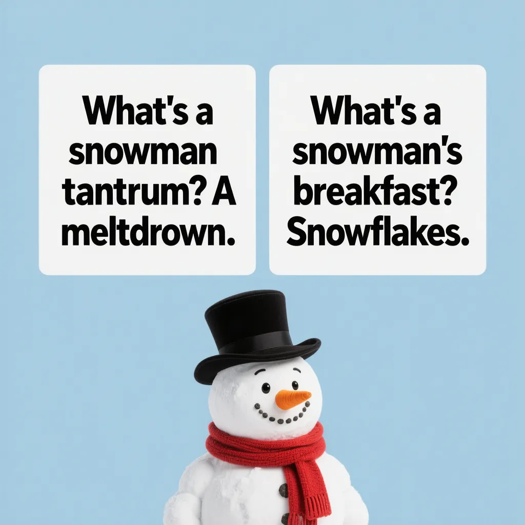 Best Snowman Puns for Kids of All Time