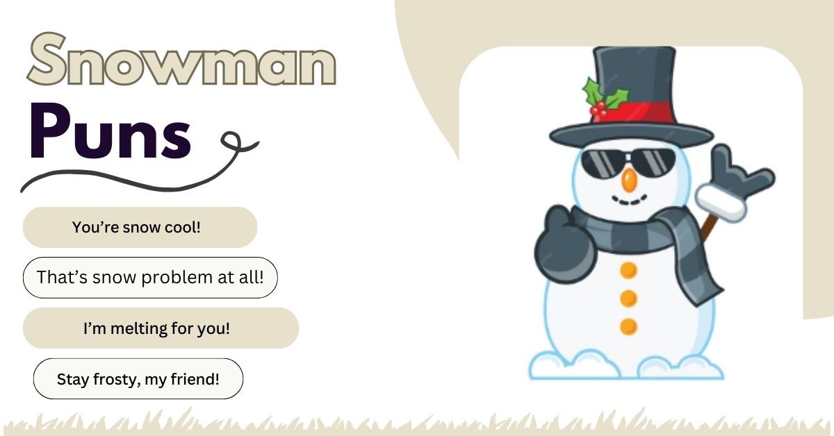 Snowman Puns for Kids