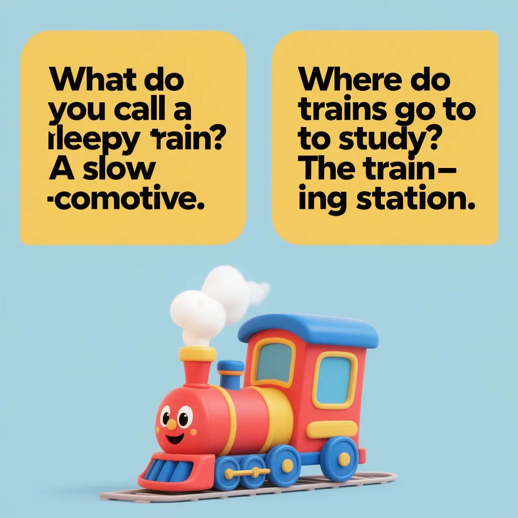 Silly Train Jokes Kids Can Tell Friends