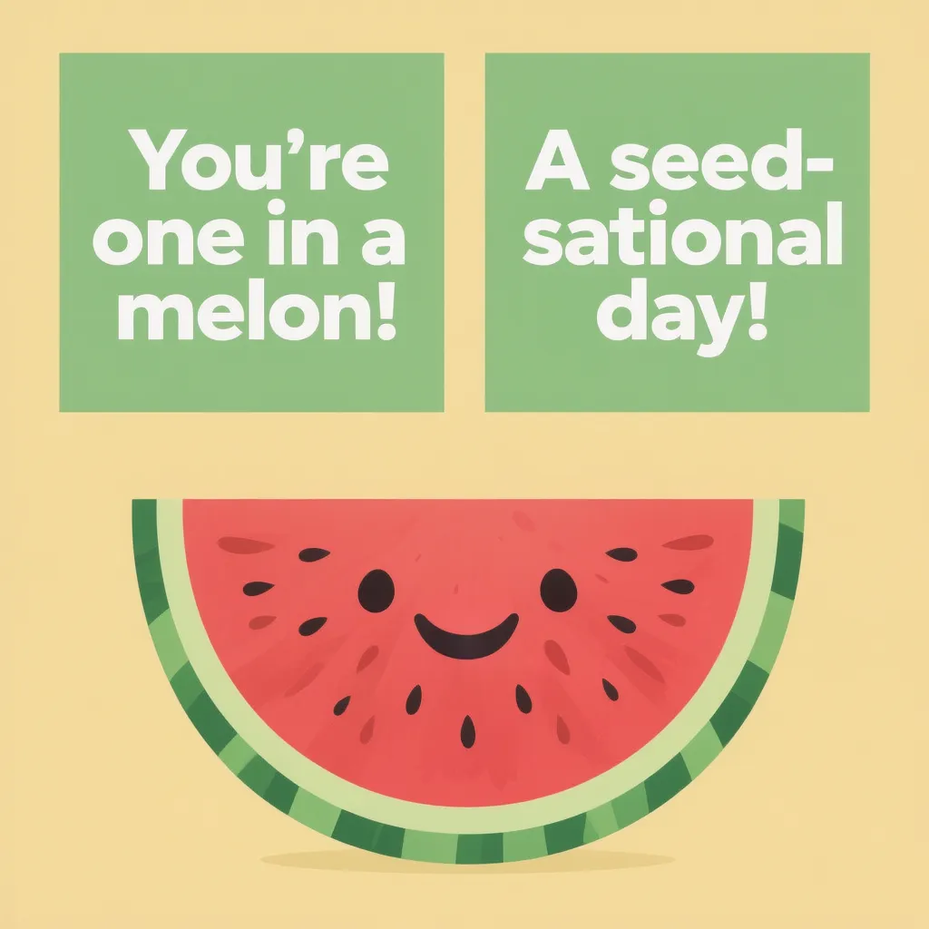 Watermelon Birthday Puns