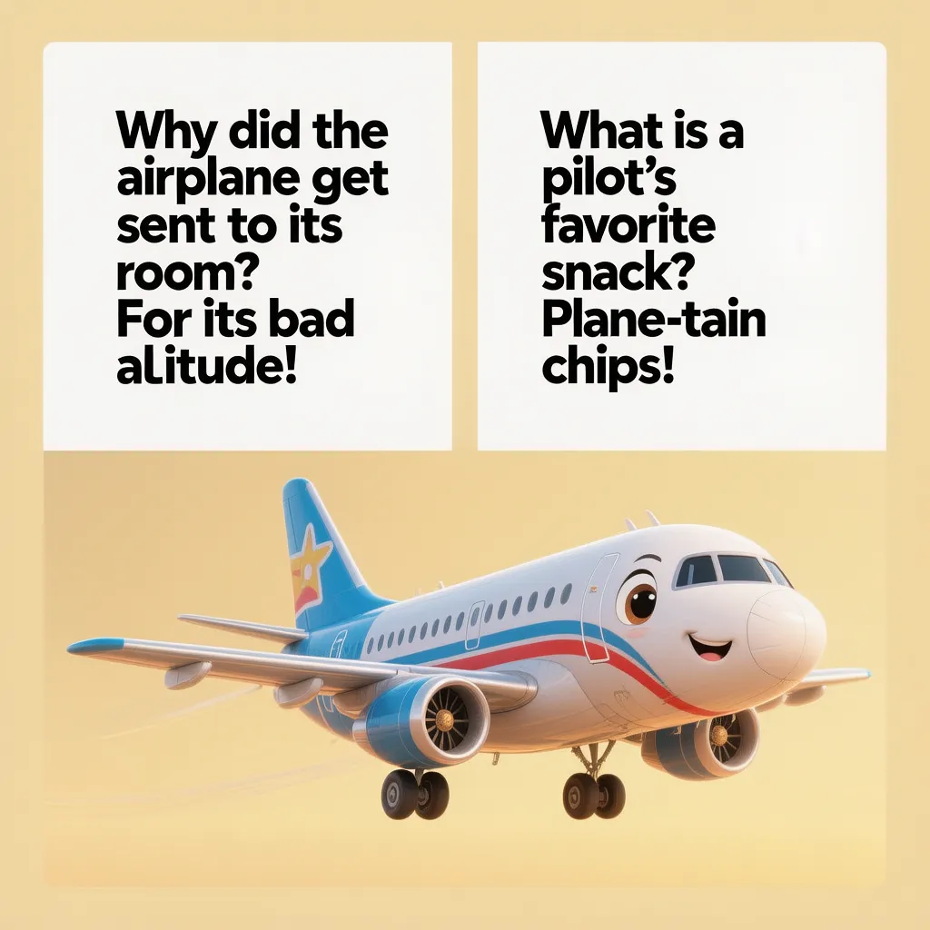Best Airplane Puns for Kids of All Time