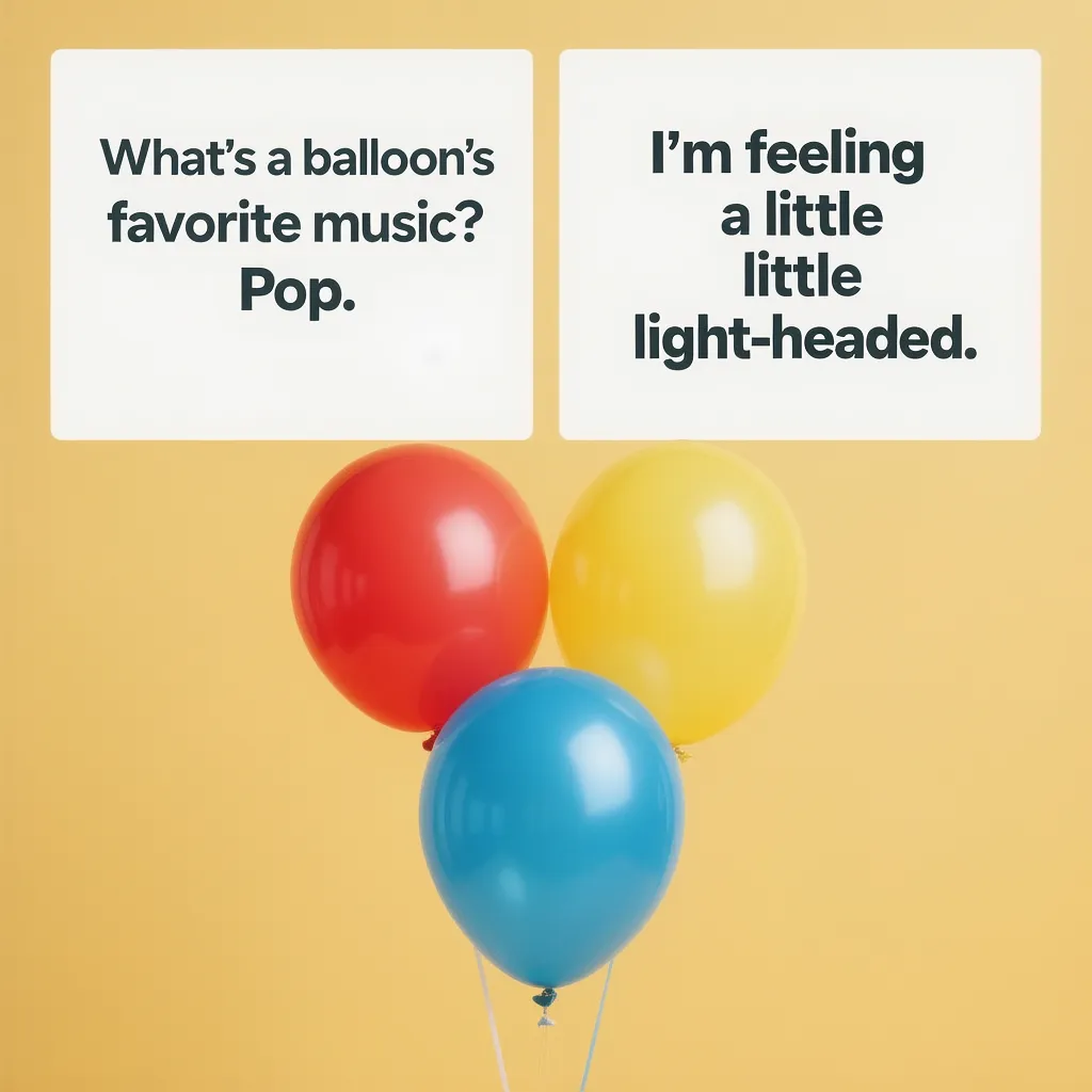 Balloon Birthday Party Puns
