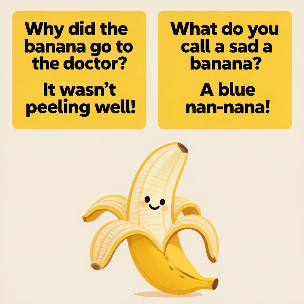 Banana Puns for School and Lunchboxes