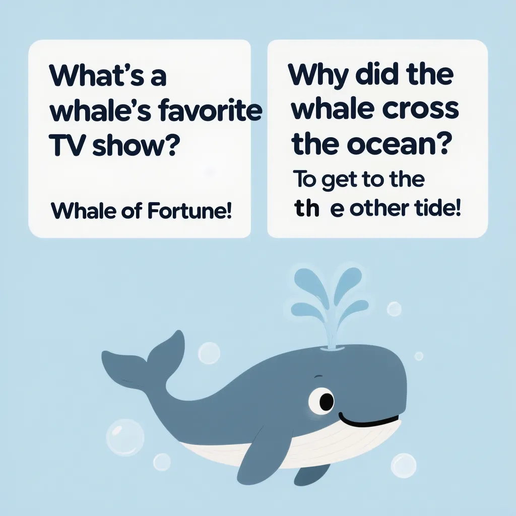 Whale Puns for Birthday Cards