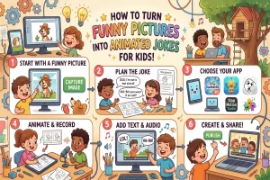 How Do You Turn Funny Pictures Into Animated Jokes for Kids